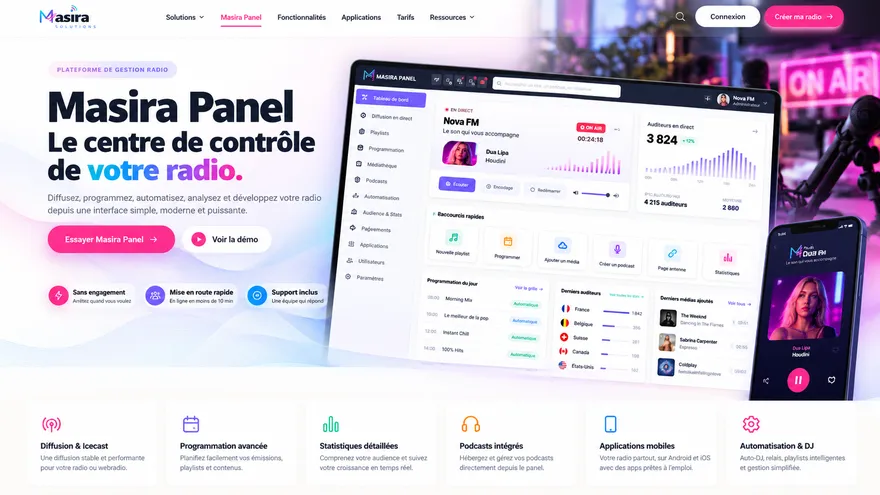 Aperçu de Masira Solutions